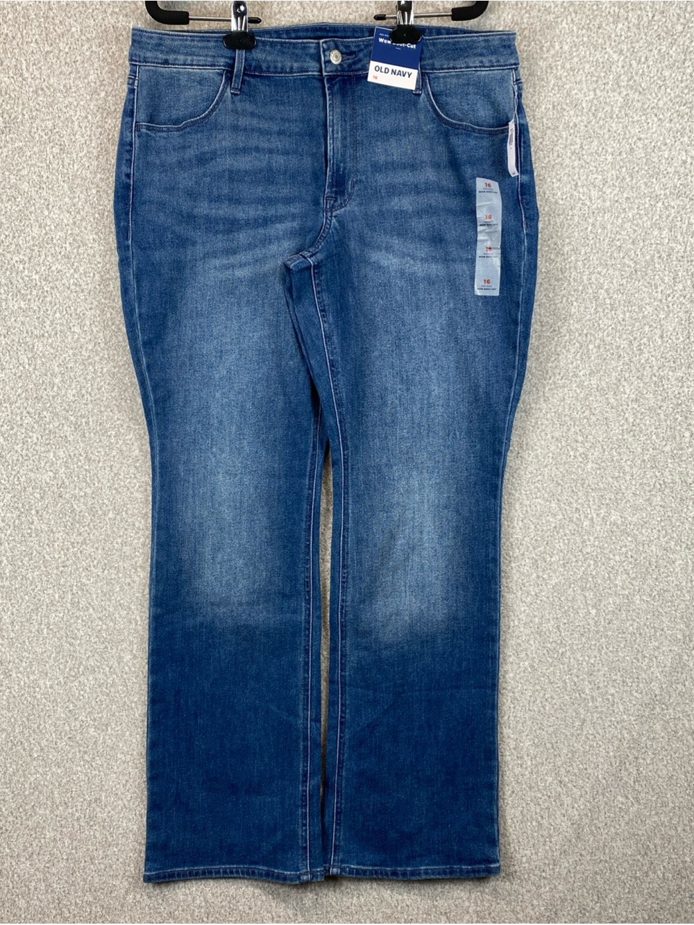 Old Navy Wow Bootcut Jeans Size 16 mid rise Stretchy Denim Basics
